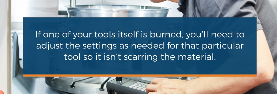 在数控机床上烧制的工具