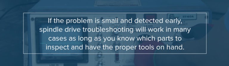 主轴传动故障排除