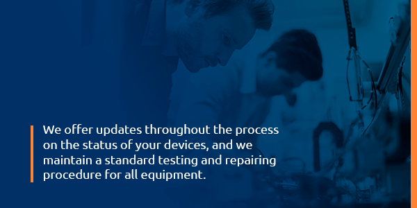 我们的工业电子维修流程