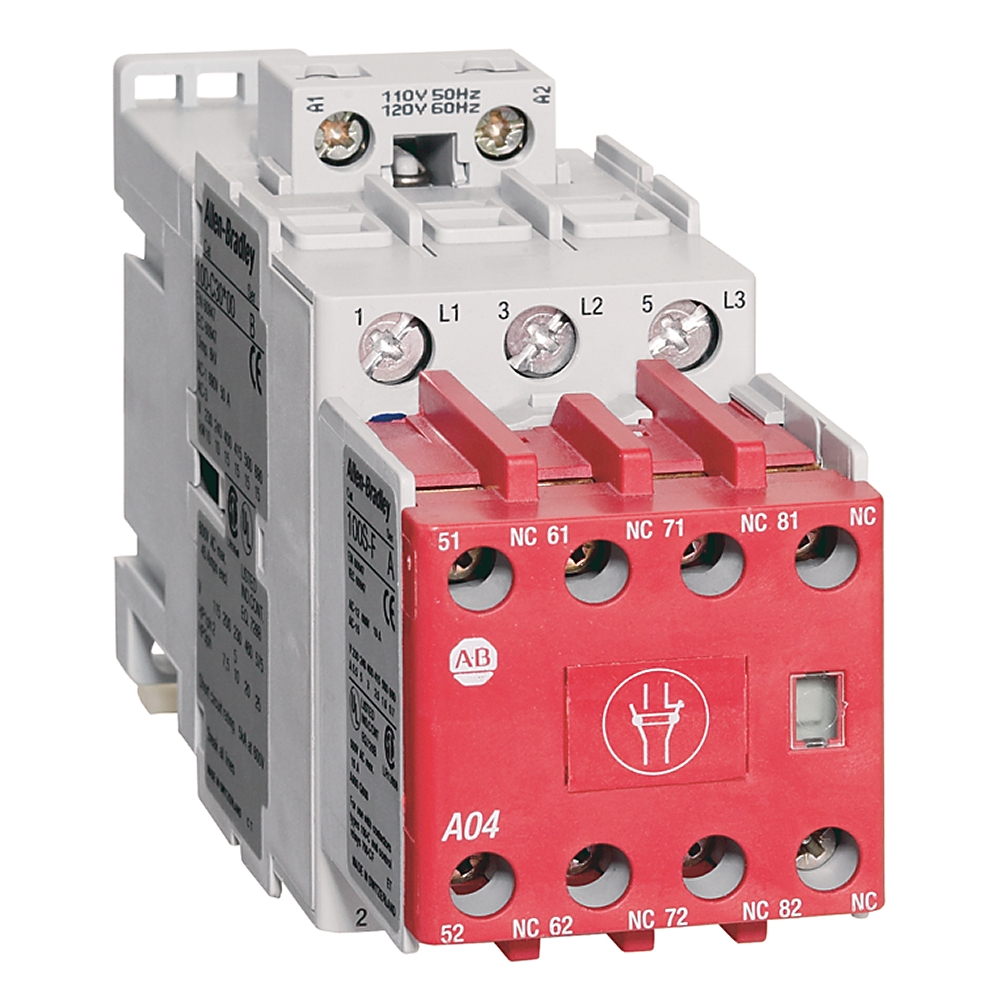 Allen-Bradley 100S-C12D404BC 100S-C12D404BC: Allen-Bradley 12 A Safety Contactor //www.caldebtnet.com/wp-content/uploads/2020/AB_Images/Allen-Bradley_100S-C12D404BC.jpg