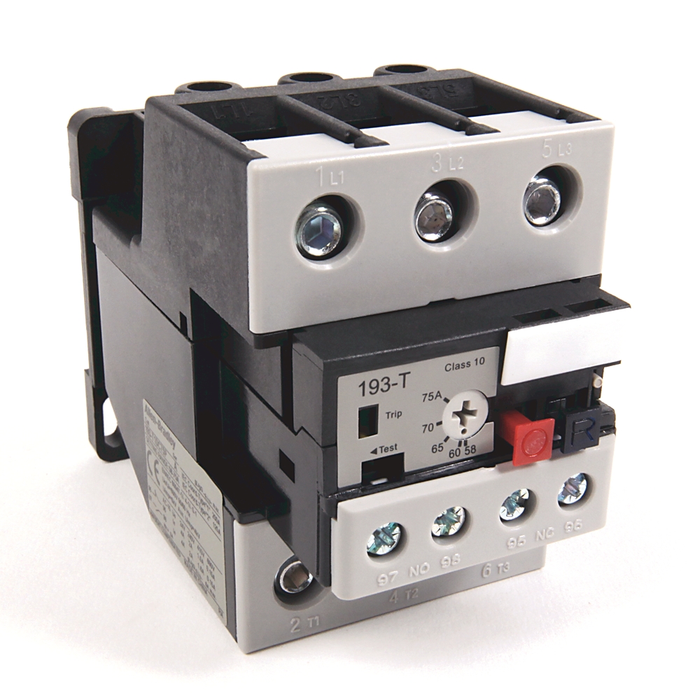 艾伦-布拉德利193-T1DC75:艾伦-布拉德利58-75 A IEC双金属过载继电器//www.caldebtnet.com/wp-content/uploads/2020/AB_Images/Allen-Bradley_193-T1DC75.jpg